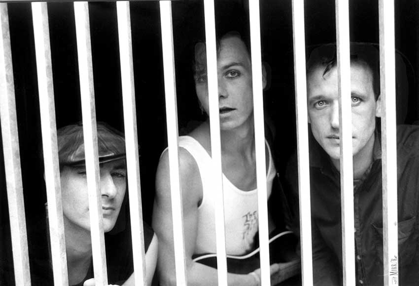 v.L.n.R. Peter Delain, Andy Cay, Achim Jaspert v.L.n.R. Peter Delain, Andy Cay, Achim Jaspert